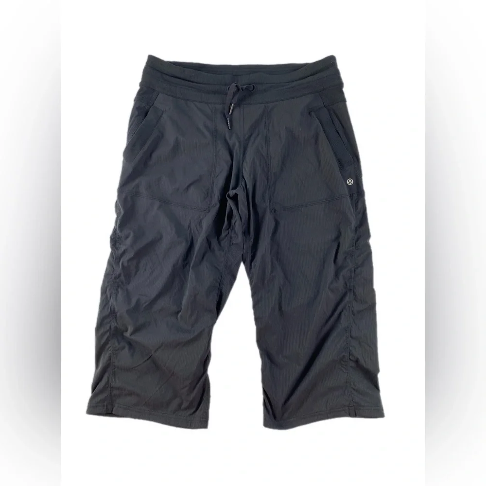 Lululemon Studio Crop size 10 Black - Picture 8 of 16